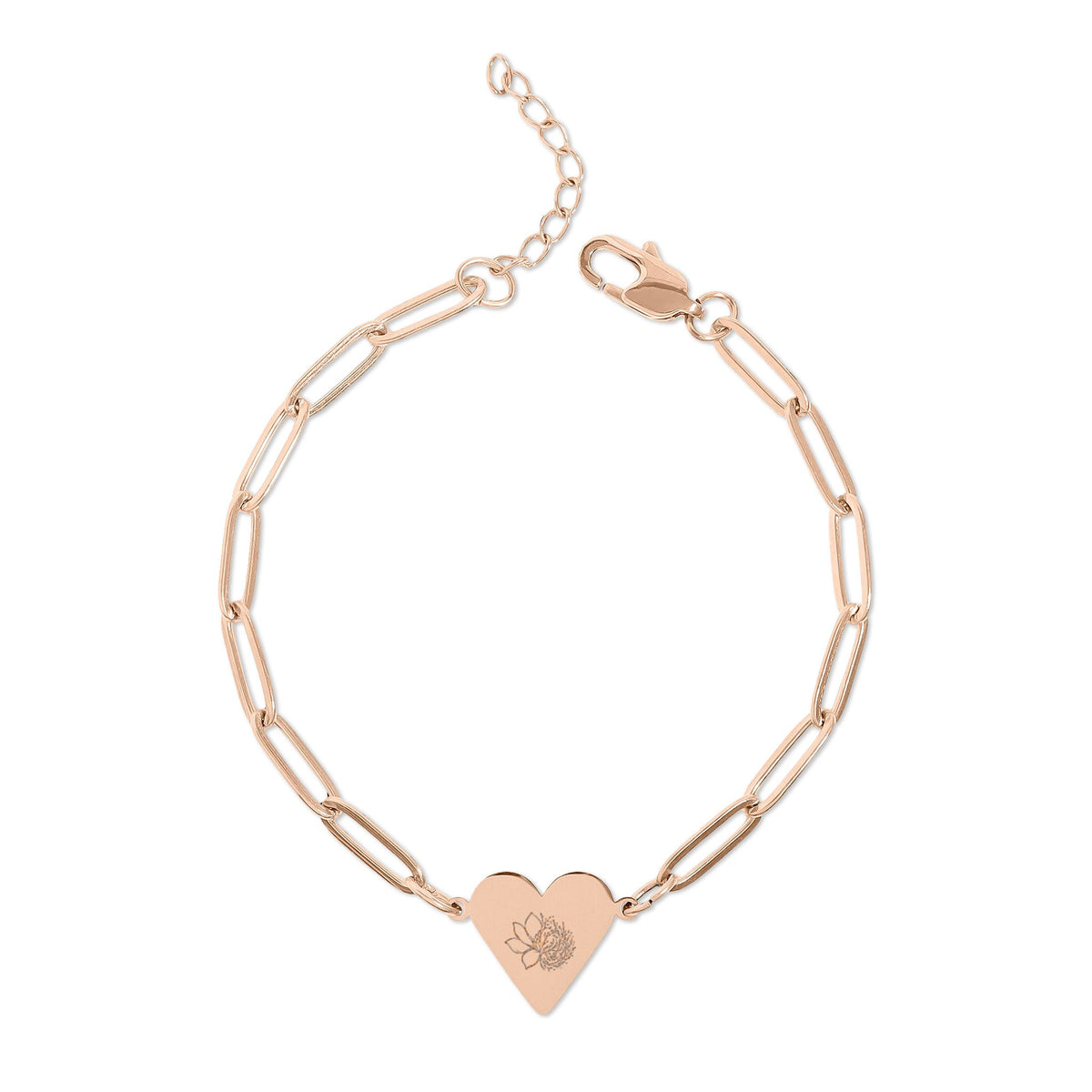 Magnolia Tumbleweed Co. Paperclip Heart Bracelet
