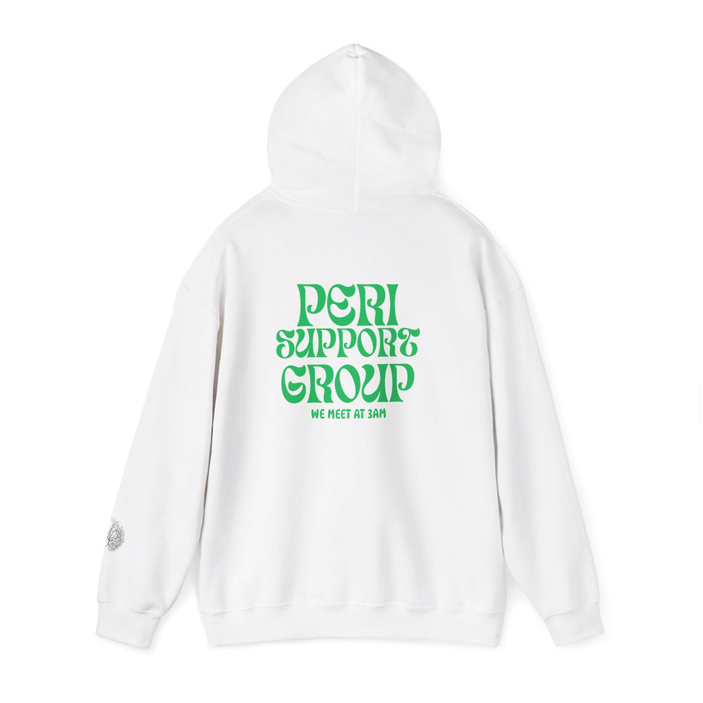 "Peri Support Group" Retro Green Support Hoodie
