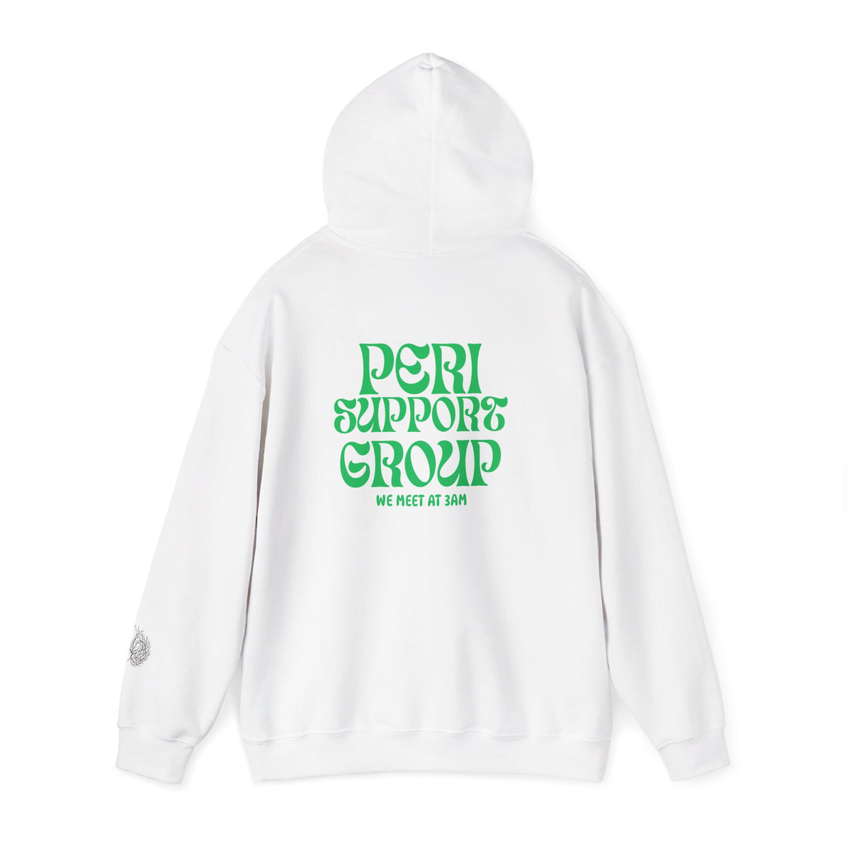 "Peri Support Group" Retro Green Support Hoodie