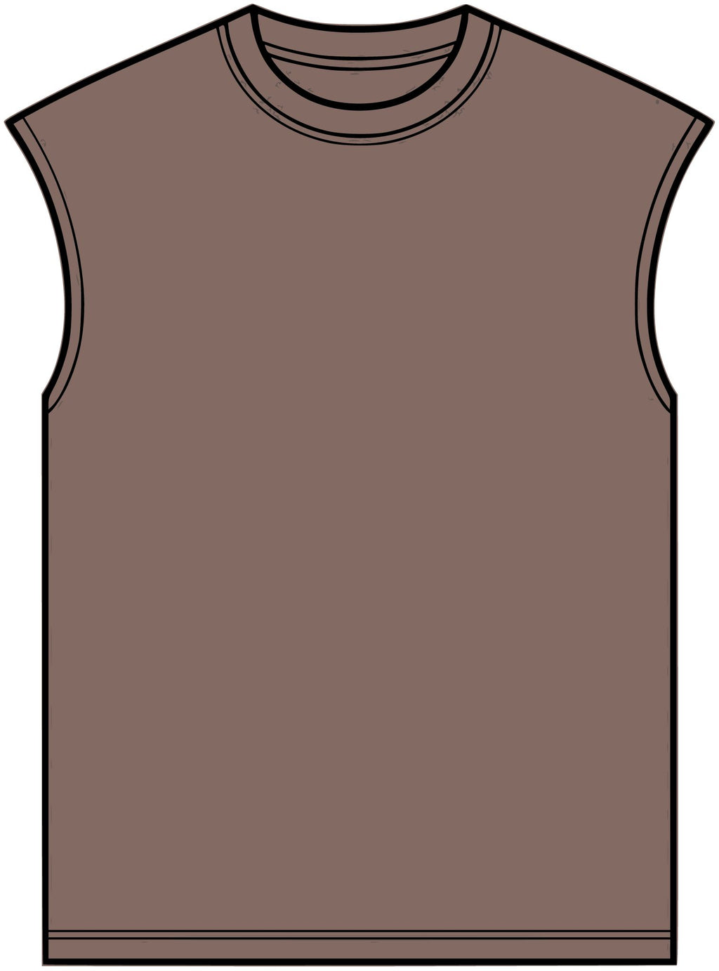 Magnolia Tumbleweed Co. Muscle Tee — Retro Script Logo Sleeveless Shirt