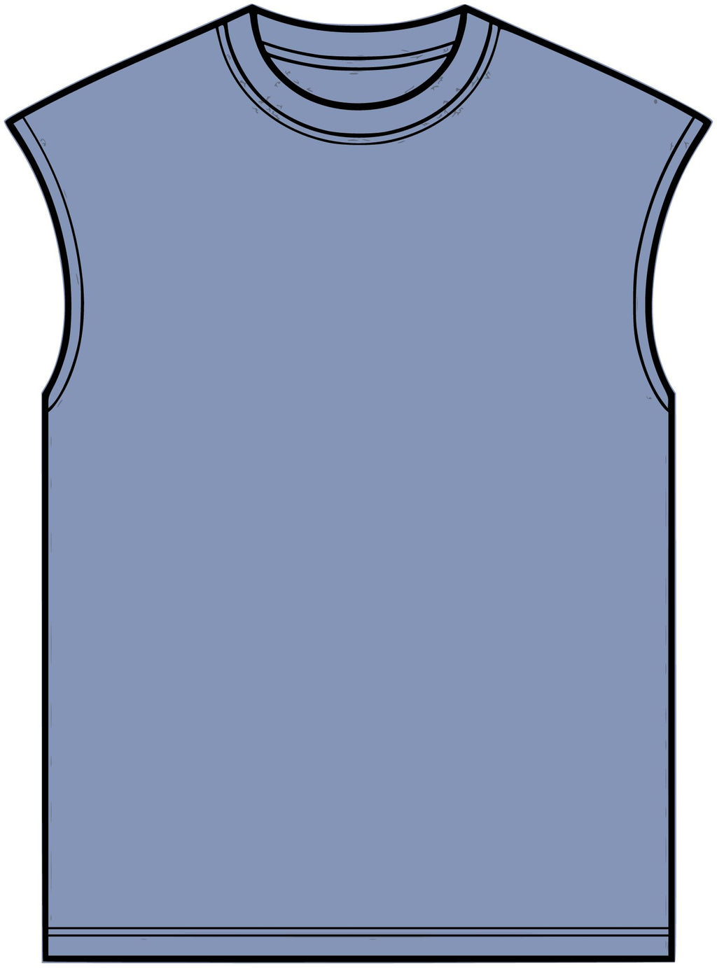 Magnolia Tumbleweed Co. Muscle Tee — Retro Script Logo Sleeveless Shirt