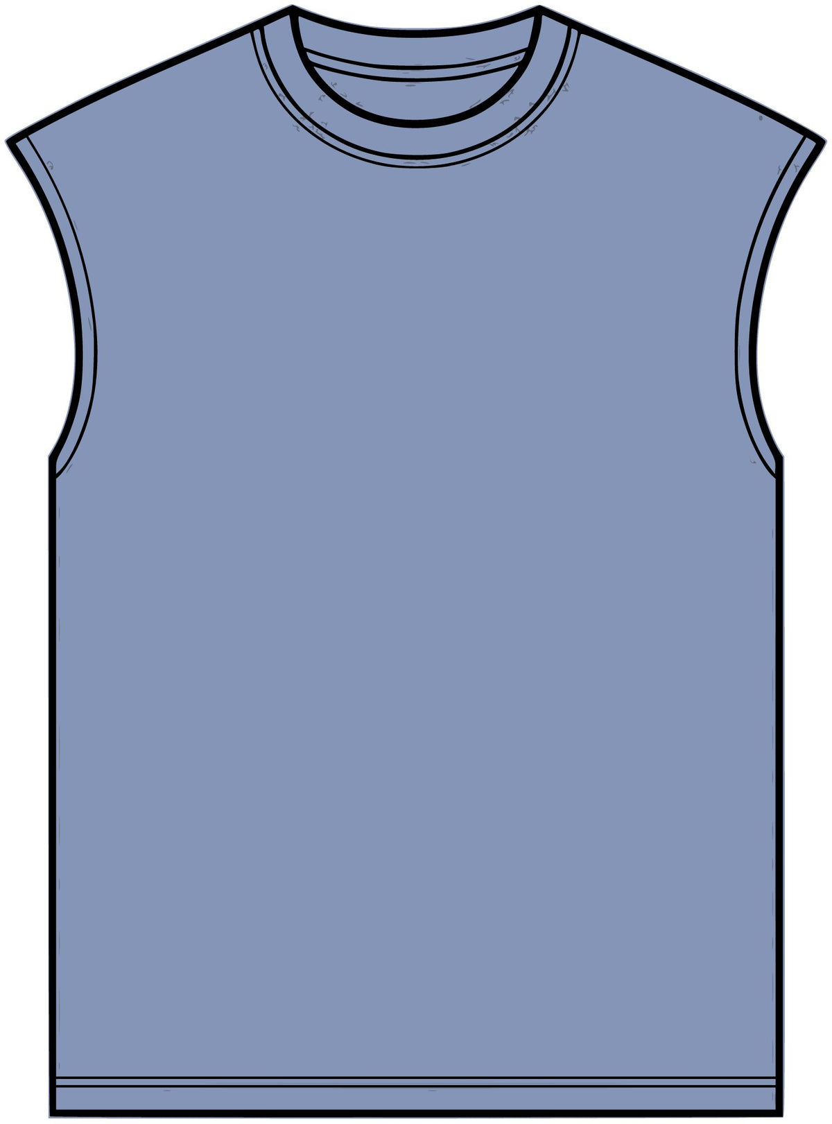 Magnolia Tumbleweed Co. Muscle Tee — Retro Script Logo Sleeveless Shirt