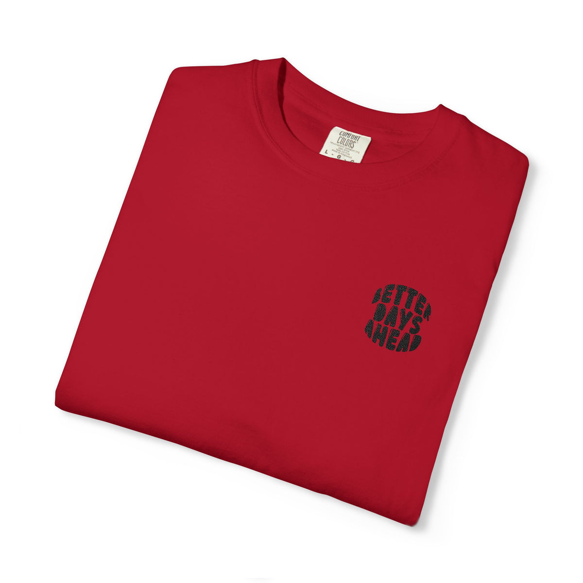 Retro 'Better Days Ahead' Chest Logo T-Shirt