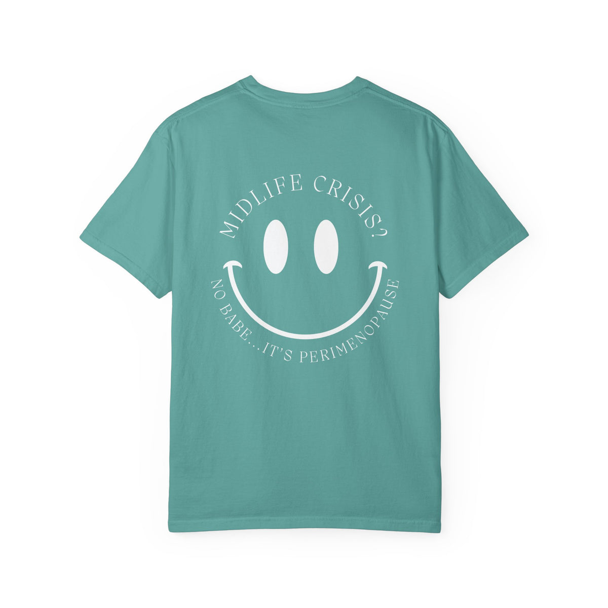 Peri Classic Garment-Dyed T-Shirt — Soft Vintage White Tee