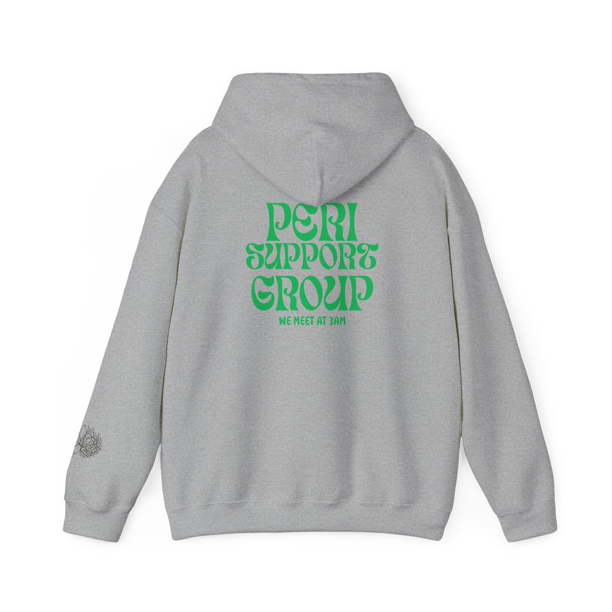 "Peri Support Group" Retro Green Support Hoodie