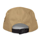 Embroidered Lotus 5-Panel Cap – Minimal  Camper Hat