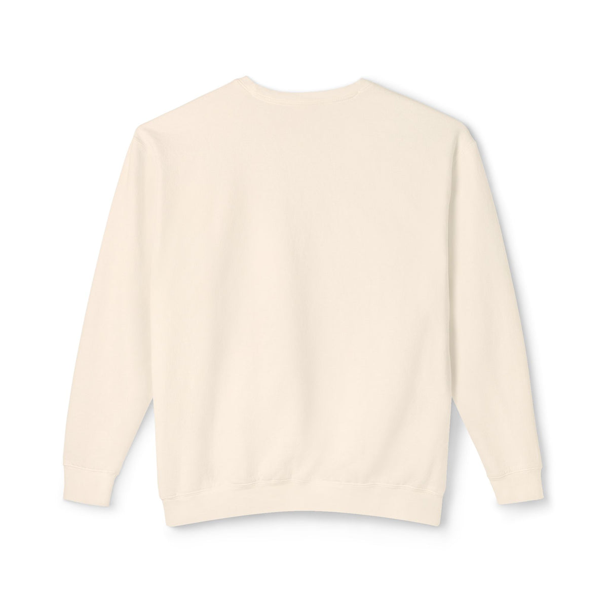 Lightweight Crewneck Sweatshirt — 'Where Beauty Breathes Life' Minimal Floral Graphic