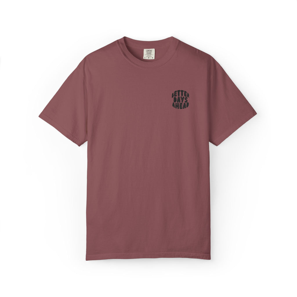 Retro 'Better Days Ahead' Chest Logo T-Shirt