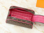 LV TOILETRY BAG (RED, PINK, BLACK, TAN)