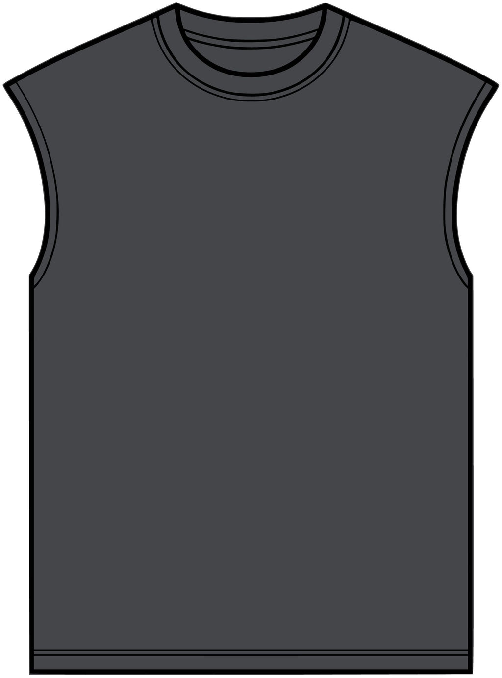 Magnolia Tumbleweed Co. Muscle Tee — Retro Script Logo Sleeveless Shirt