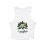Magnolia Tumbleweed Tank Top — 'I've seen many roads' Women's Rib Racer