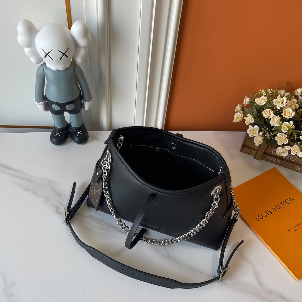 LV CARRYALL (BRWN / BLK / WHITE / BLK MULTI)