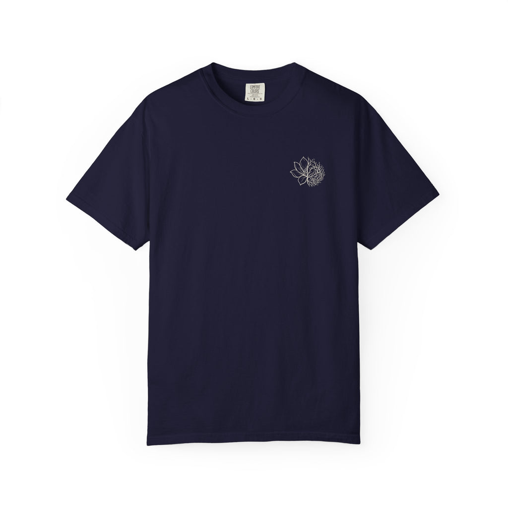 Peri Classic Garment-Dyed T-Shirt — Soft Vintage White Tee
