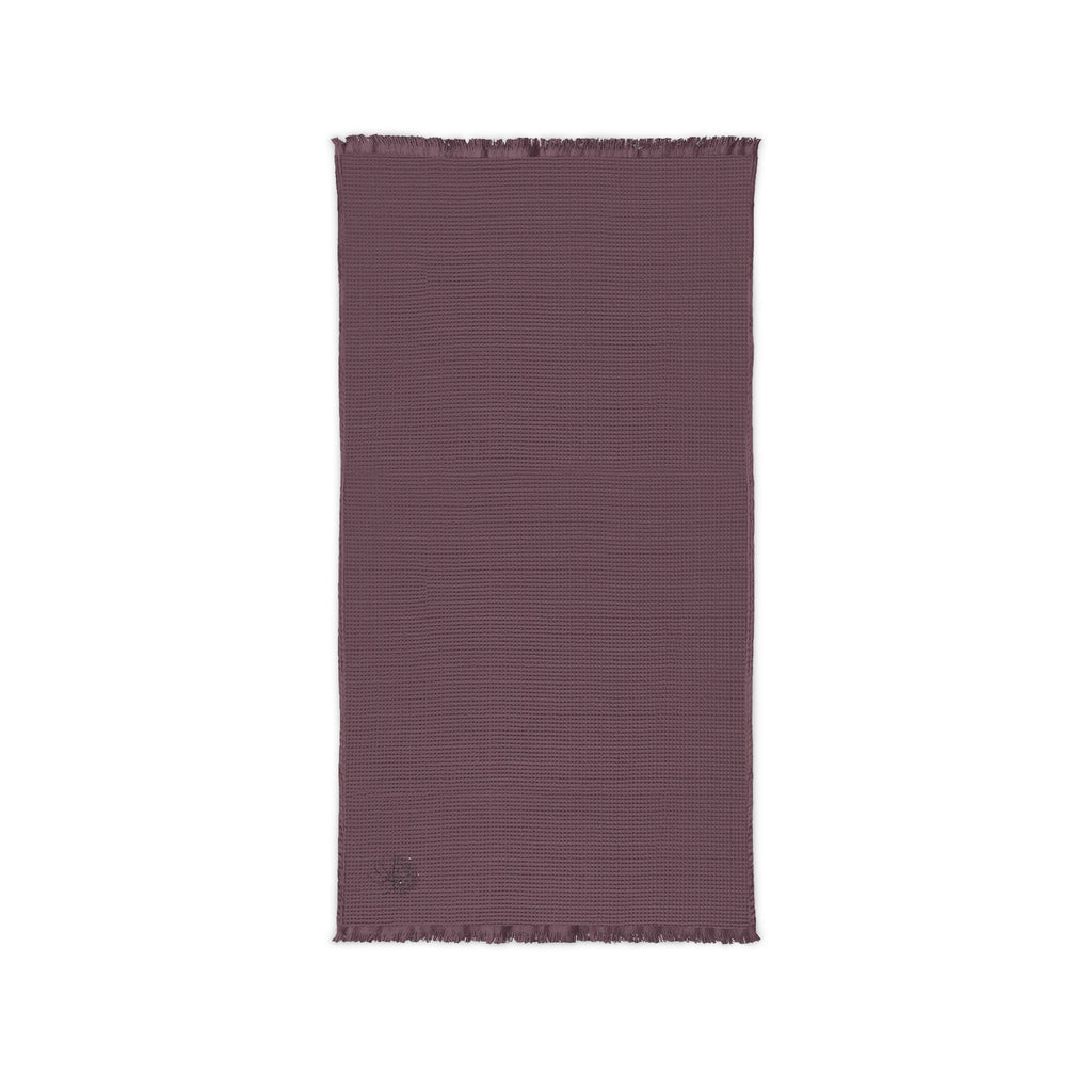 Magnolia Tumbleweed Co. Cotton Waffle Throw Blanket — Lightweight Fringed Home Throw