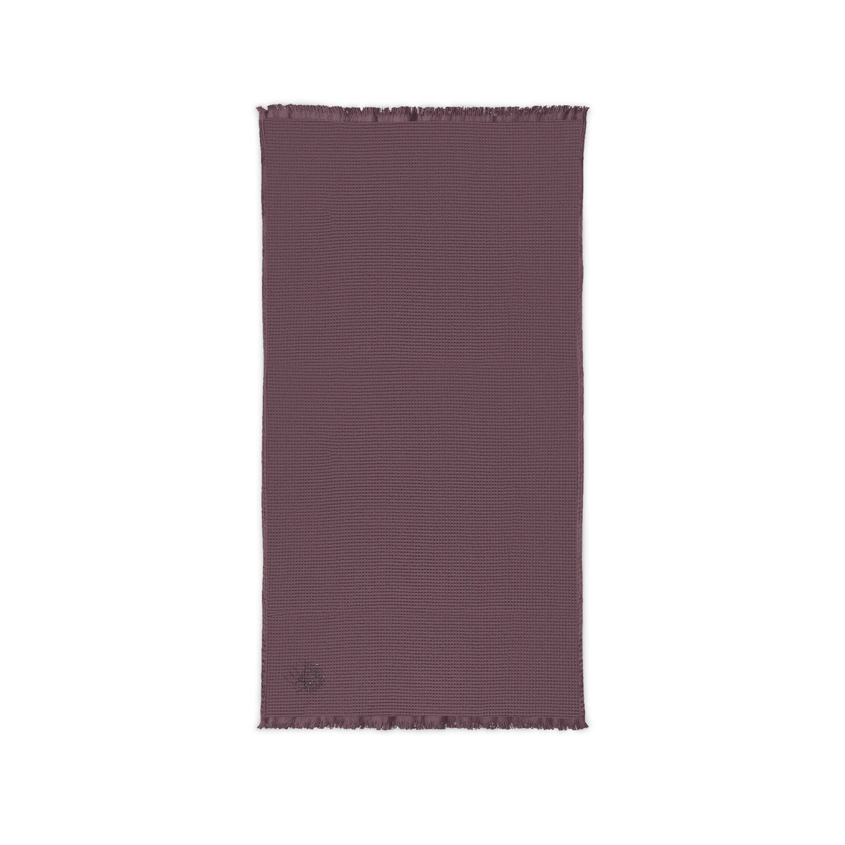 Magnolia Tumbleweed Co. Cotton Waffle Throw Blanket — Lightweight Fringed Home Throw