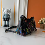 LV CARRYALL (BRWN / BLK / WHITE / BLK MULTI)