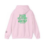 "Peri Support Group" Retro Green Support Hoodie