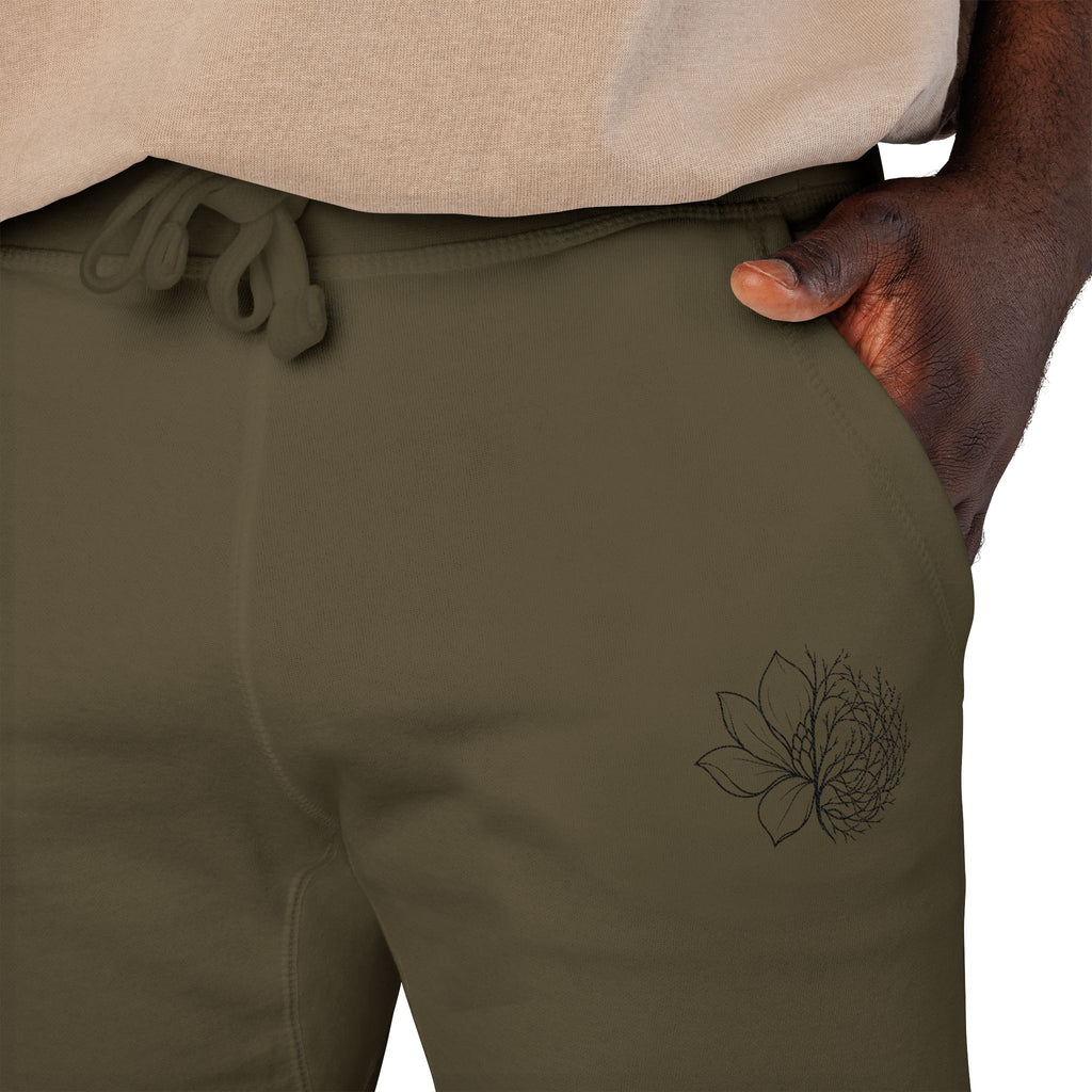 Magnolia Tumbleweed Sweatpants — Cozy White Fleece Joggers