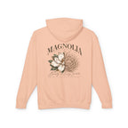 Magnolia Tumbleweed  Hoodie — Lightweight Cream Hooded Sweatshirt