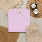 Peri Classic Garment-Dyed T-Shirt — Soft Vintage White Tee