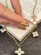 L V Floragram Necklace