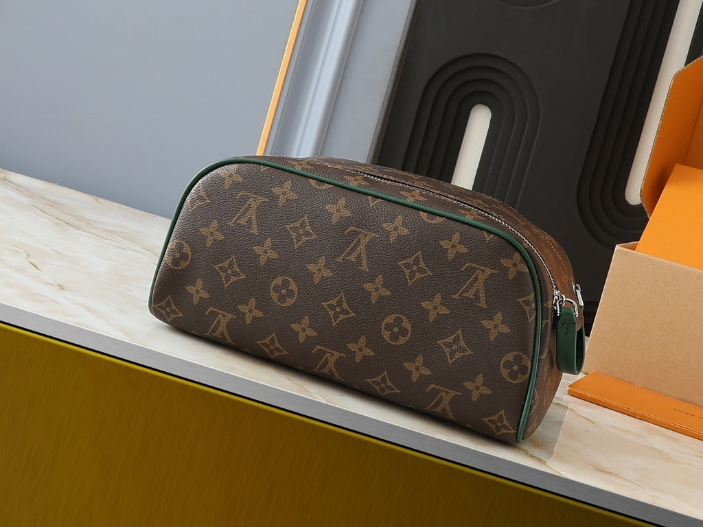 LV TOILETRY BAG (RED, PINK, BLACK, TAN)