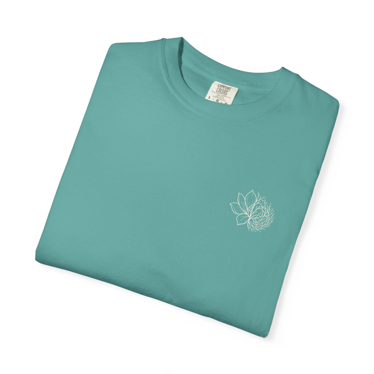 Peri Classic Garment-Dyed T-Shirt — Soft Vintage White Tee