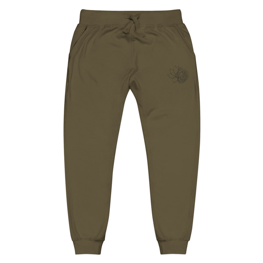 Magnolia Tumbleweed Sweatpants — Cozy White Fleece Joggers