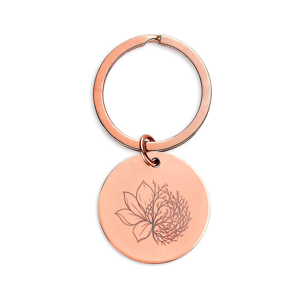 Magnolia Tumbleweed Keychain