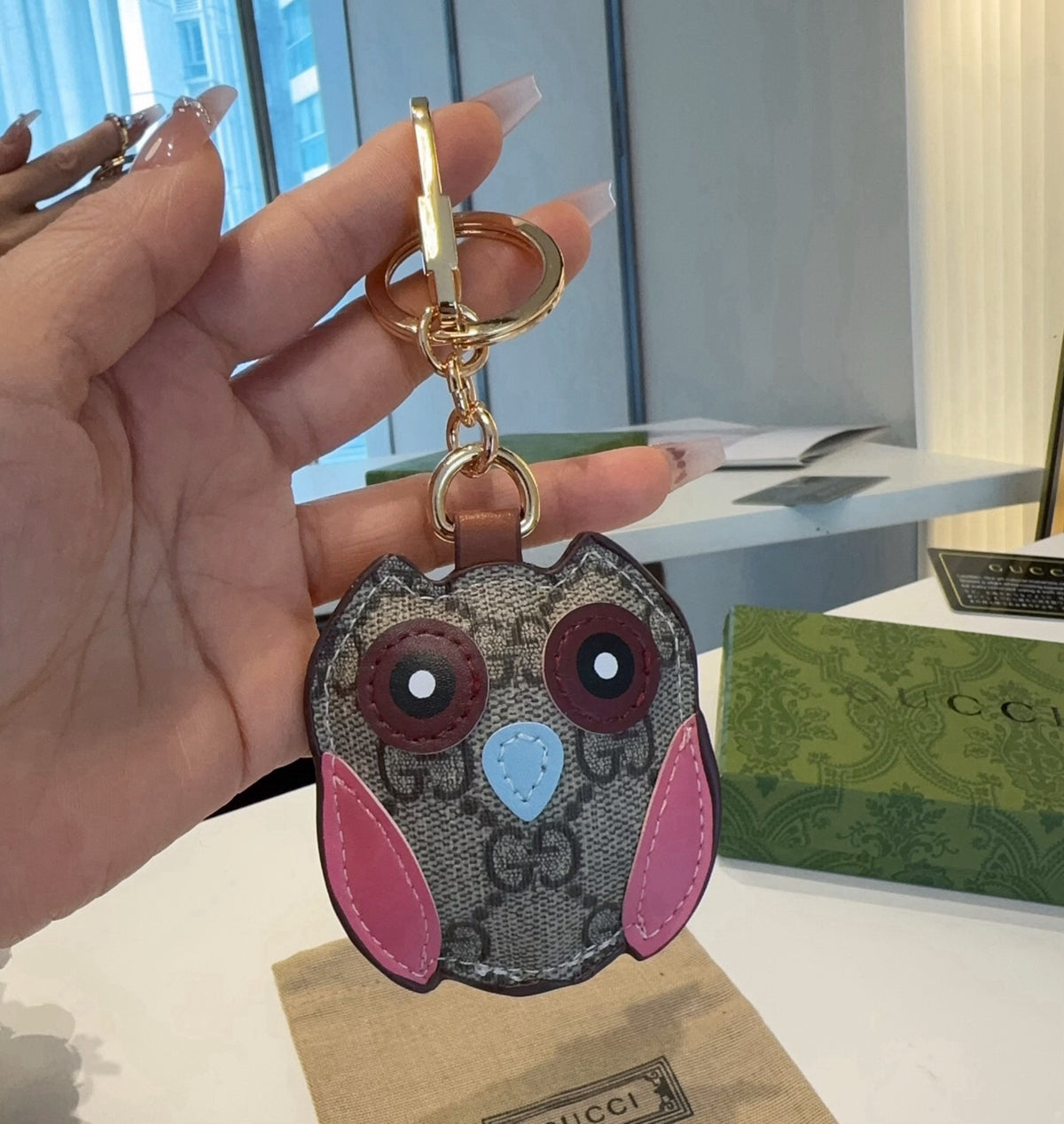 G G owl keychain