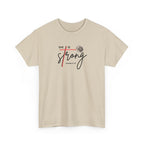 She Is Strong Tee - Inspirational Faith-Based Women's Christian T-Shirt (Psalm 46:5)