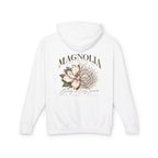Magnolia Tumbleweed  Hoodie — Lightweight Cream Hooded Sweatshirt