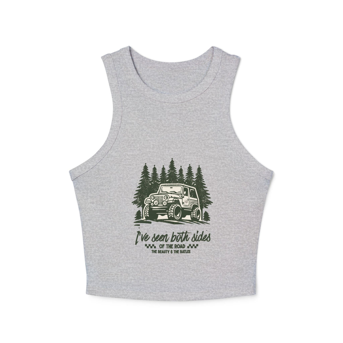 Magnolia Tumbleweed Tank Top — 'I've seen many roads' Women's Rib Racer