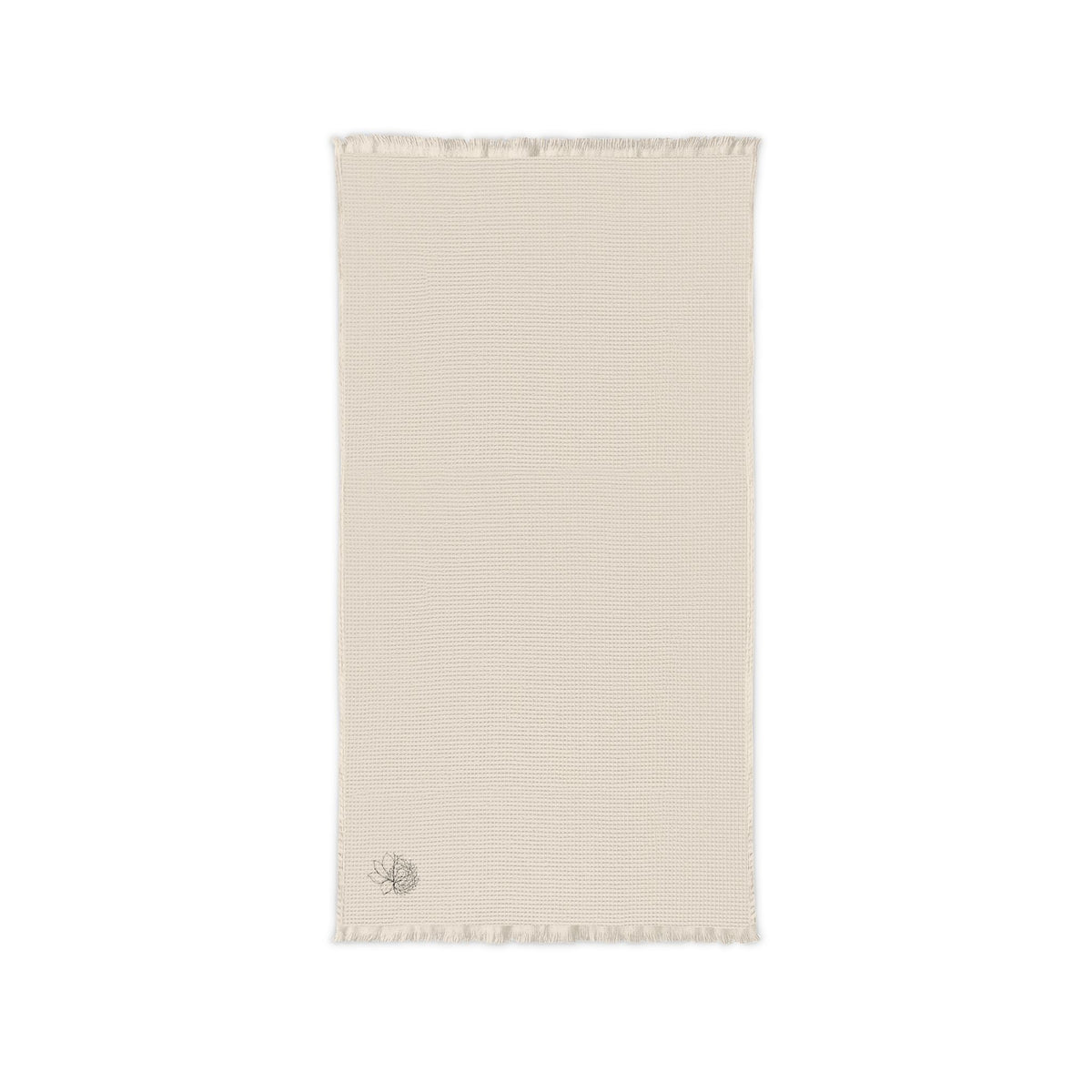 Magnolia Tumbleweed Co. Cotton Waffle Throw Blanket — Lightweight Fringed Home Throw