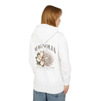 Magnolia Tumbleweed  Hoodie — Lightweight Cream Hooded Sweatshirt