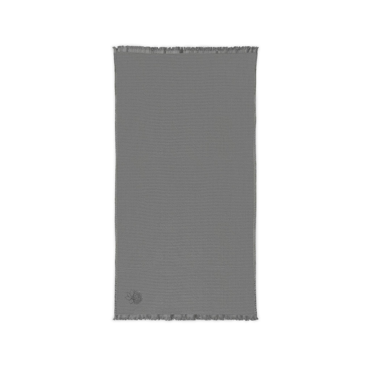 Magnolia Tumbleweed Co. Cotton Waffle Throw Blanket — Lightweight Fringed Home Throw
