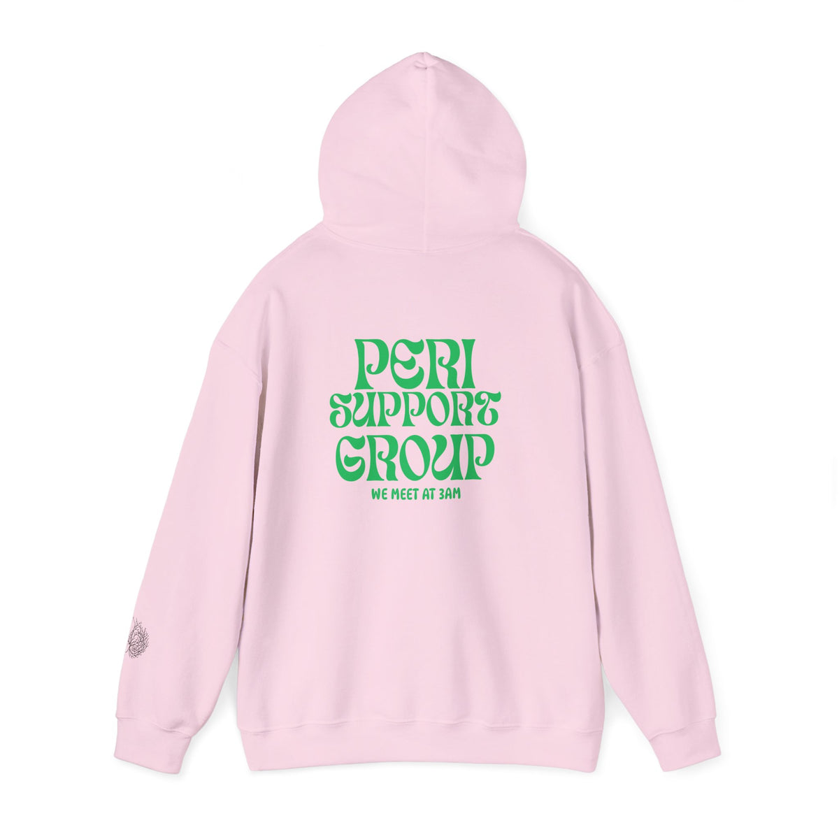 "Peri Support Group" Retro Green Support Hoodie