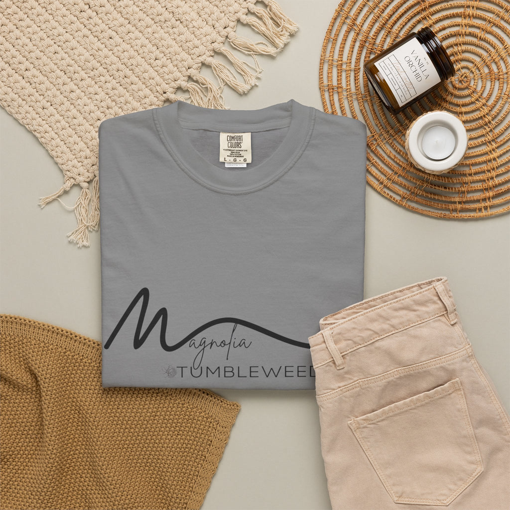Magnolia Signature T-Shirt — Minimal Script Logo Tee