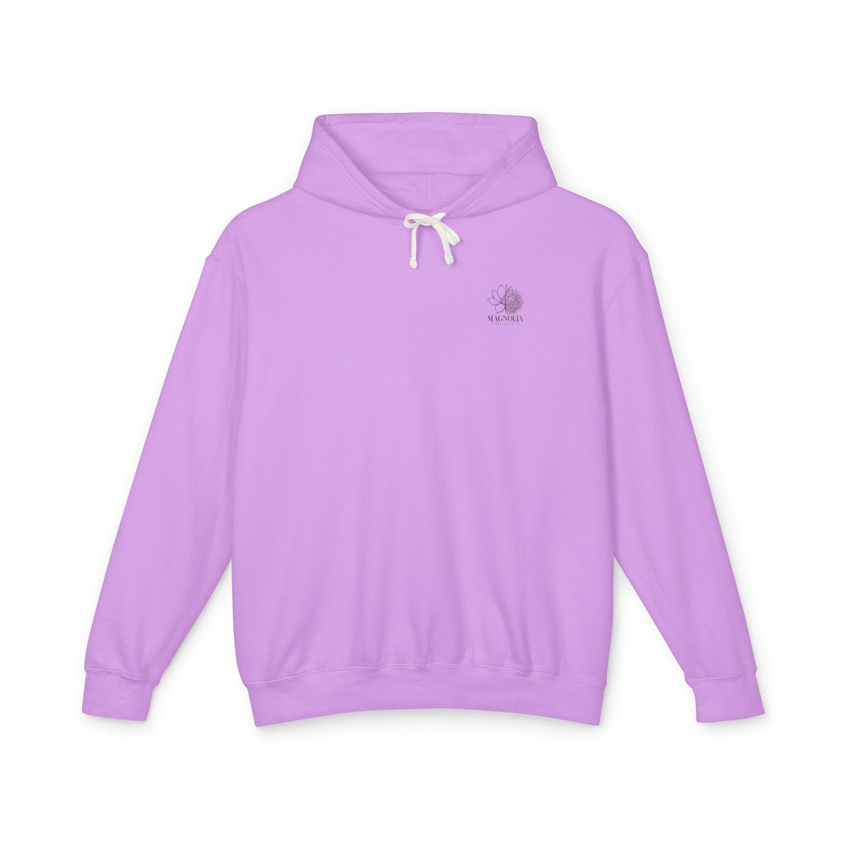 Magnolia Tumbleweed  Hoodie — Lightweight Cream Hooded Sweatshirt