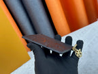 L V black embossed Card Holder (1:1/MQ)