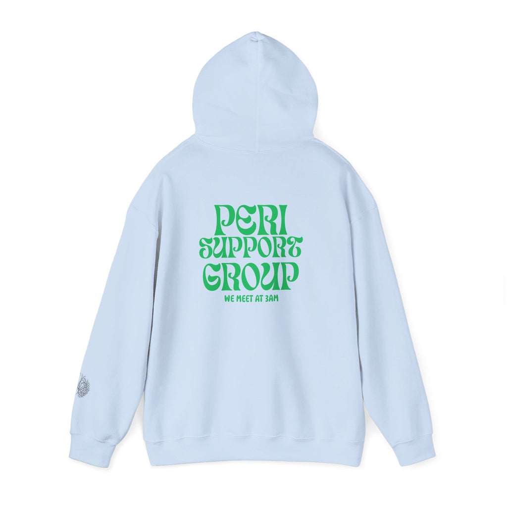 "Peri Support Group" Retro Green Support Hoodie