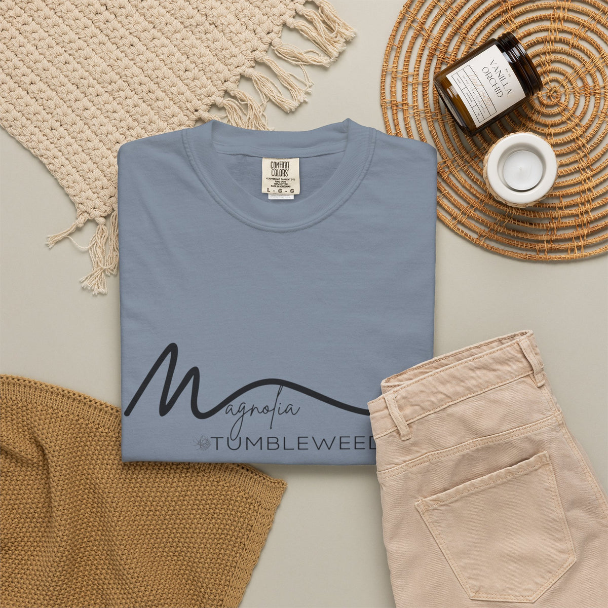 Magnolia Signature T-Shirt — Minimal Script Logo Tee