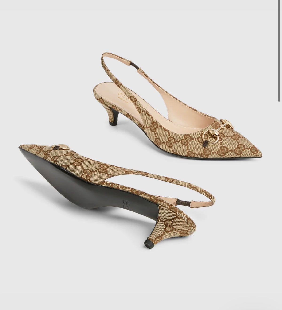 G G Sling Back Pumps (MQ)