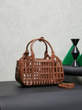 MM woven leather bag