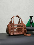 MM woven leather bag