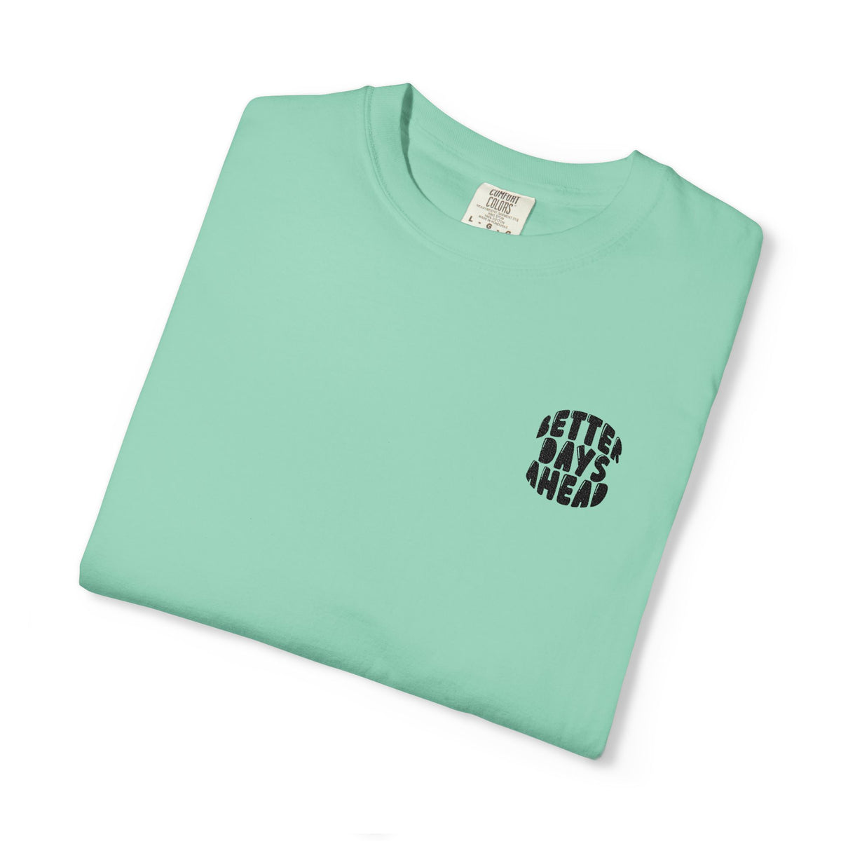 Retro 'Better Days Ahead' Chest Logo T-Shirt