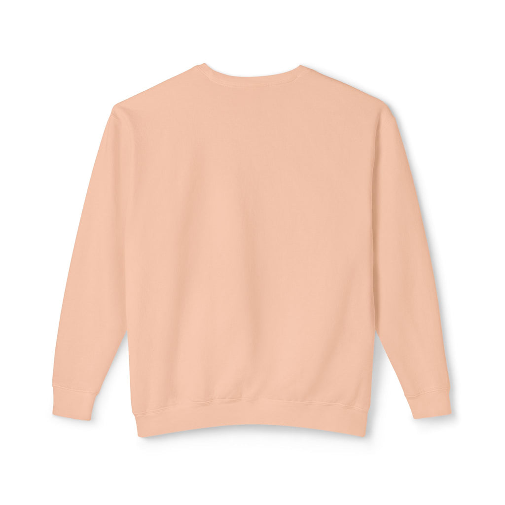 Lightweight Crewneck Sweatshirt — 'Where Beauty Breathes Life' Minimal Floral Graphic