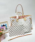 L   V  NF white&rose bag MQ