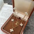 L V Floragram Necklace