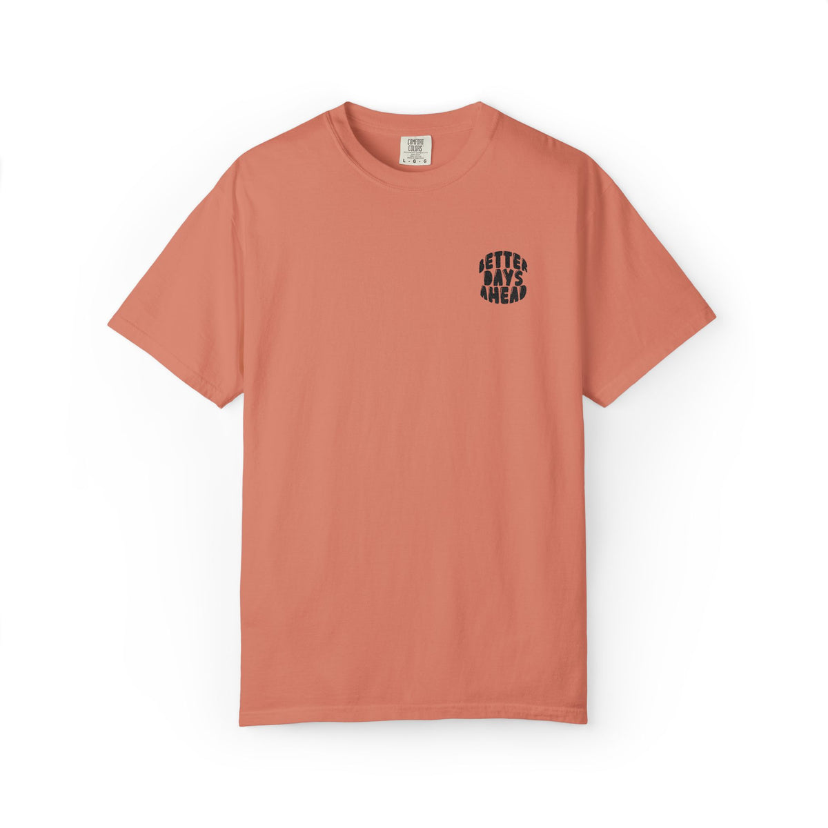 Retro 'Better Days Ahead' Chest Logo T-Shirt